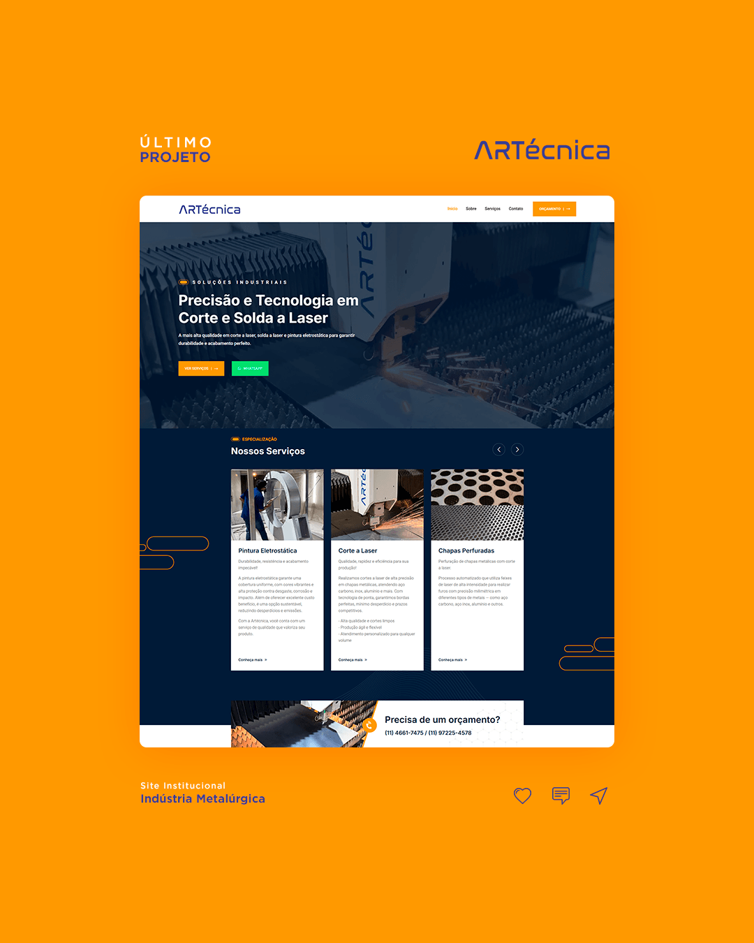 Capa do projeto Artecnica Laser