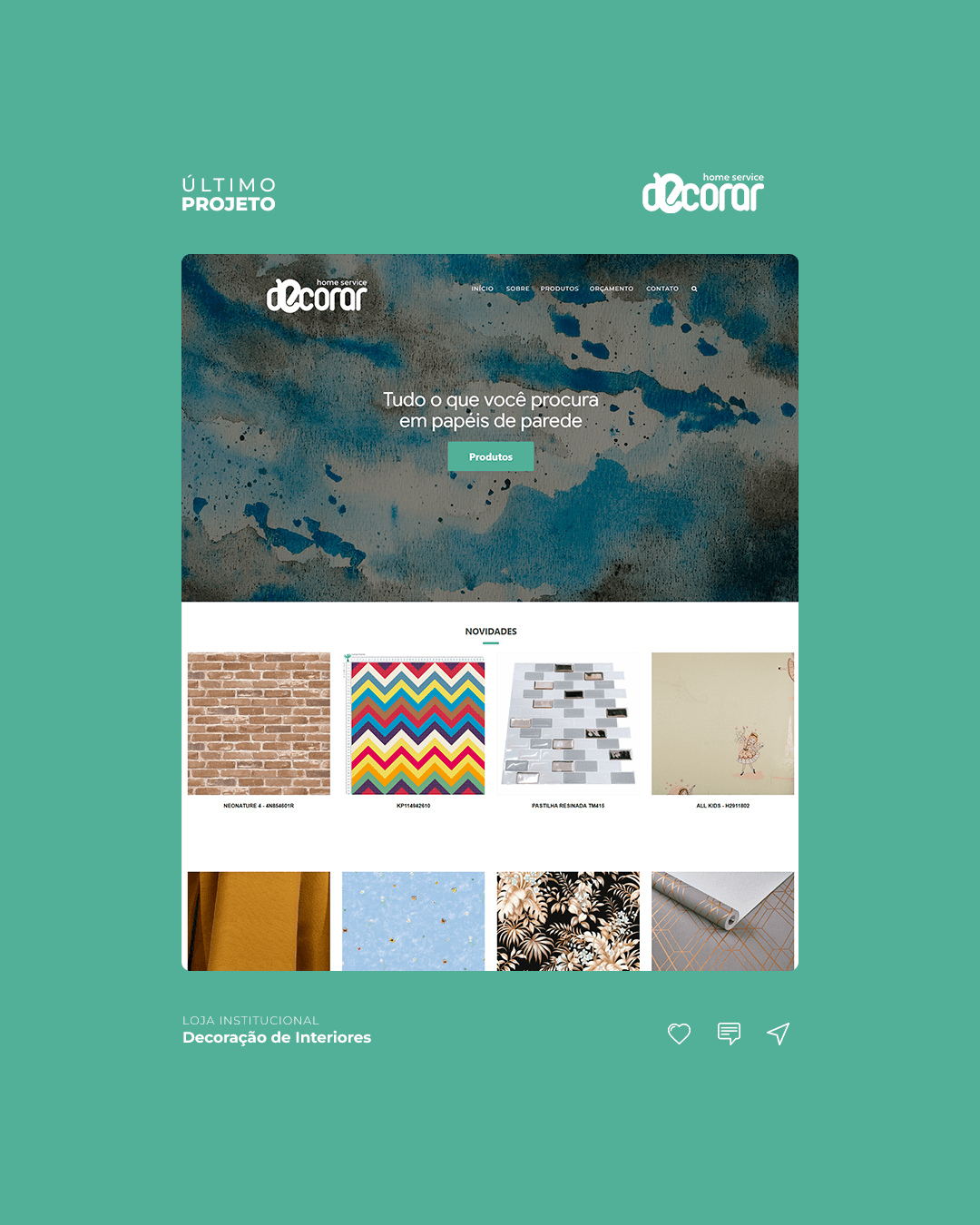 Capa do projeto Decorar Home Services