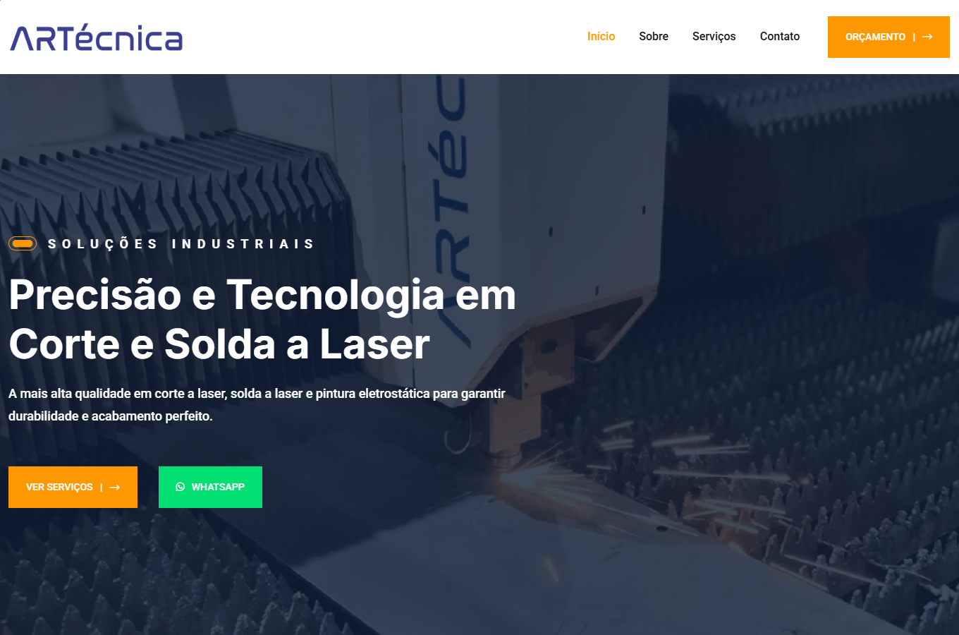 Artecnica Laser - Site Indústria