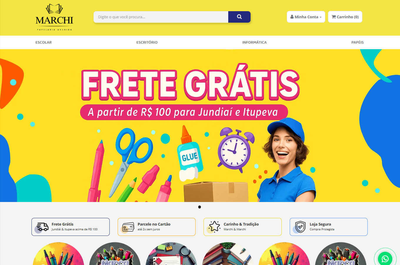 Marchi Papelaria - E-commerce